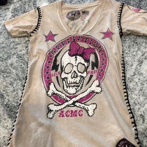 Affliction American customs small skull